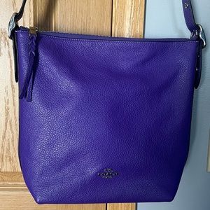 Coach Val Duffle Bag Purple